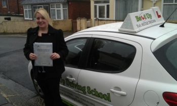 Angie is an amazing driving instructor; I passed both my theory and practical test first time with Angie’s help I would highly recommend anyone looking for lessons to go and have lessons with Angie She is very patient and clear at explaining things and makes her lessons enjoyable She built up my confidence with my driving through well taught and structured lessons and a lot of positive encour