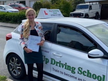 Congratulations to Nicole on passing her driving test today!  One very happy key worker.